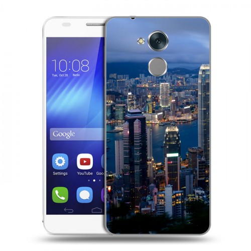 Дизайнерский пластиковый чехол для Huawei Honor 6C Гонконг