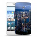 Дизайнерский пластиковый чехол для Huawei Ascend D2 Гонконг