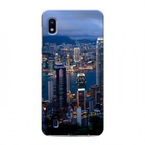 Дизайнерский пластиковый чехол для Samsung Galaxy A10 Гонконг