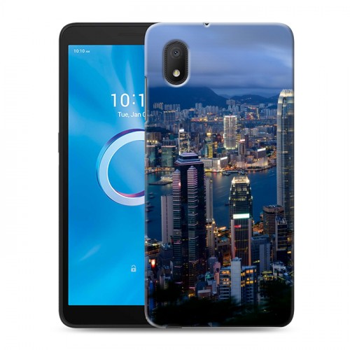 Дизайнерский пластиковый чехол для Alcatel 1B (2020) Гонконг