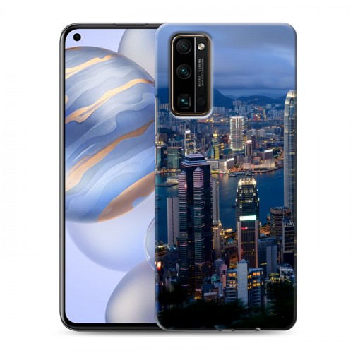 Дизайнерский силиконовый с усиленными углами чехол для Huawei Honor 30 Гонконг