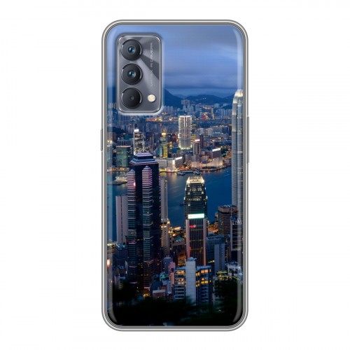 Дизайнерский силиконовый с усиленными углами чехол для Realme GT Master Edition Гонконг