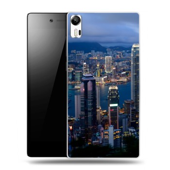 Дизайнерский силиконовый чехол для Lenovo Vibe Shot Гонконг (на заказ)