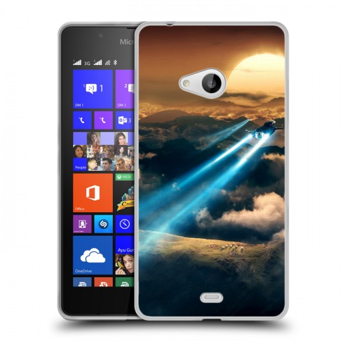 Дизайнерский пластиковый чехол для Microsoft Lumia 540 самолеты