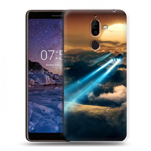 Дизайнерский пластиковый чехол для Nokia 7 Plus самолеты