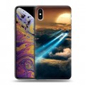 Дизайнерский силиконовый чехол для Iphone Xs Max самолеты