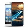 Дизайнерский пластиковый чехол для Huawei Ascend D2 самолеты