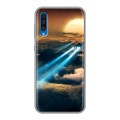 Дизайнерский силиконовый с усиленными углами чехол для Samsung Galaxy A50 самолеты