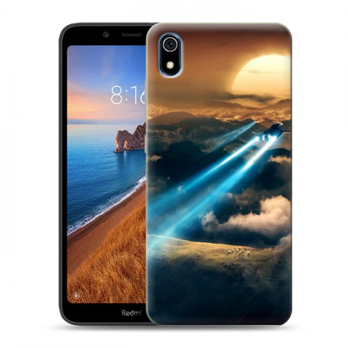 Дизайнерский силиконовый чехол для Xiaomi RedMi 7A самолеты