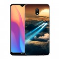 Дизайнерский силиконовый с усиленными углами чехол для Xiaomi RedMi 8A самолеты