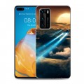 Дизайнерский силиконовый с усиленными углами чехол для Huawei P40 самолеты