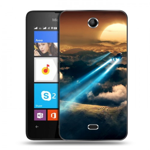 Дизайнерский силиконовый чехол для Microsoft Lumia 430 Dual SIM самолеты