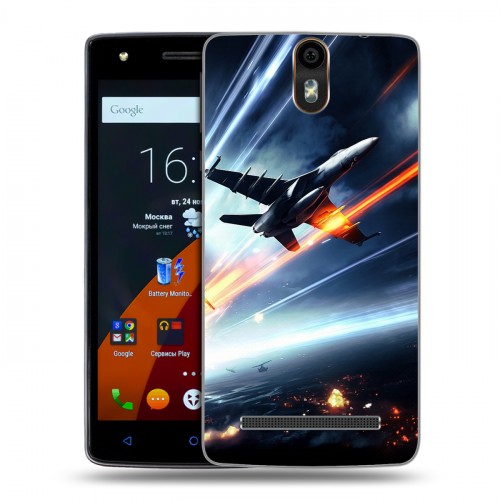 Дизайнерский силиконовый чехол для Wileyfox Storm самолеты