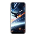 Дизайнерский силиконовый чехол для Samsung Galaxy A50 самолеты