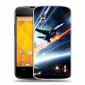 Дизайнерский пластиковый чехол для LG Google Nexus 4 самолеты