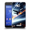 Дизайнерский пластиковый чехол для Sony Xperia E4g самолеты