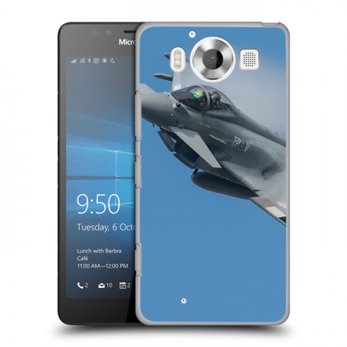 Дизайнерский пластиковый чехол для Microsoft Lumia 950 самолеты