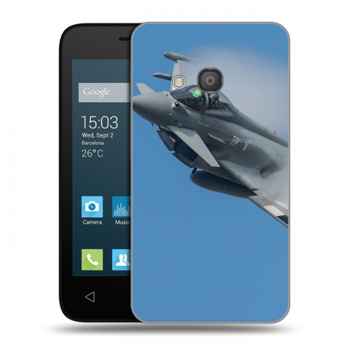 Дизайнерский пластиковый чехол для Alcatel One Touch Pixi 4 (4) самолеты