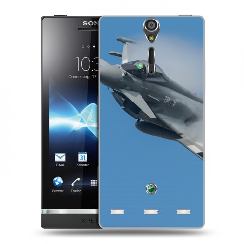 Дизайнерский пластиковый чехол для Sony Xperia S самолеты