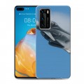 Дизайнерский пластиковый чехол для Huawei P40 самолеты