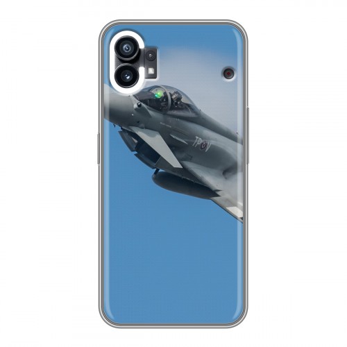 Дизайнерский силиконовый с усиленными углами чехол для Nothing Phone (1) самолеты
