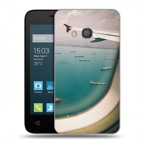 Дизайнерский силиконовый чехол для Alcatel One Touch Pixi 4 (4) самолеты