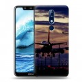 Дизайнерский силиконовый чехол для Nokia 5.1 Plus самолеты