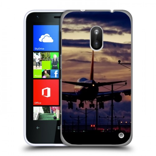 Дизайнерский силиконовый чехол для Nokia Lumia 620 самолеты