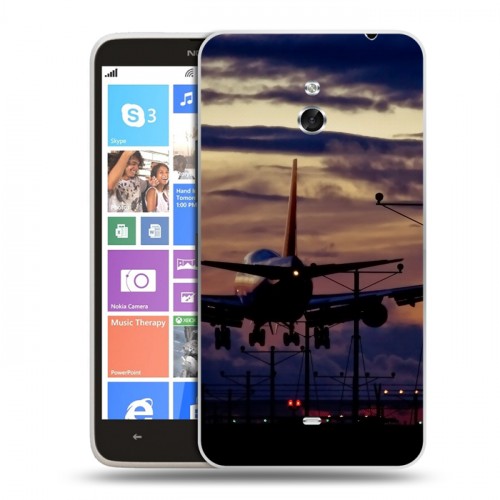 Дизайнерский пластиковый чехол для Nokia Lumia 1320 самолеты