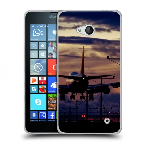 Дизайнерский пластиковый чехол для Microsoft Lumia 640 самолеты