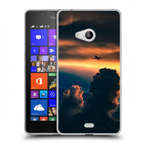 Дизайнерский пластиковый чехол для Microsoft Lumia 540 самолеты