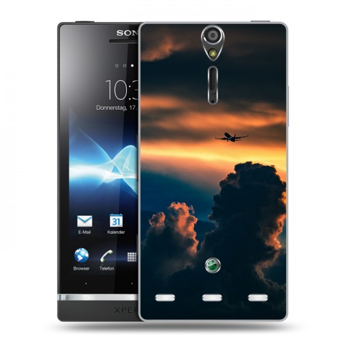 Дизайнерский пластиковый чехол для Sony Xperia S самолеты