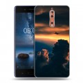 Дизайнерский пластиковый чехол для Nokia 8 самолеты