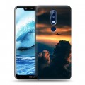 Дизайнерский силиконовый чехол для Nokia 5.1 Plus самолеты