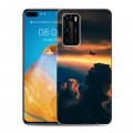 Дизайнерский силиконовый с усиленными углами чехол для Huawei P40 самолеты