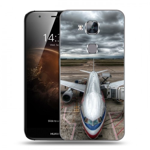 Дизайнерский силиконовый чехол для Huawei G8 самолеты