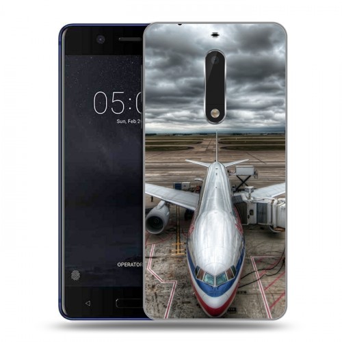 Дизайнерский пластиковый чехол для Nokia 5 самолеты