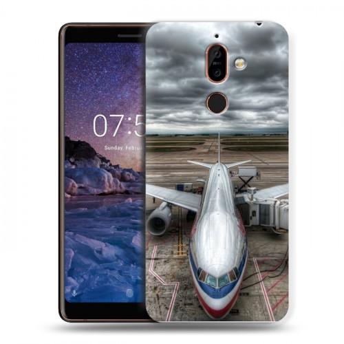 Дизайнерский пластиковый чехол для Nokia 7 Plus самолеты