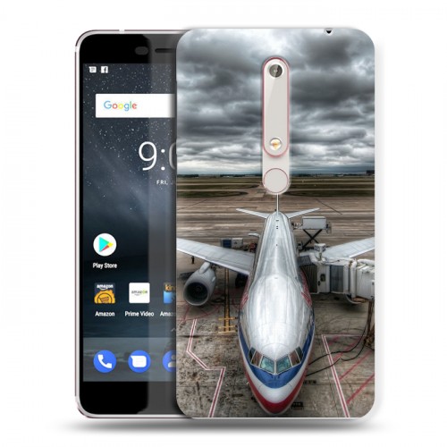 Дизайнерский пластиковый чехол для Nokia 6 (2018) самолеты