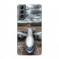 Дизайнерский пластиковый чехол для Samsung Galaxy S21 самолеты