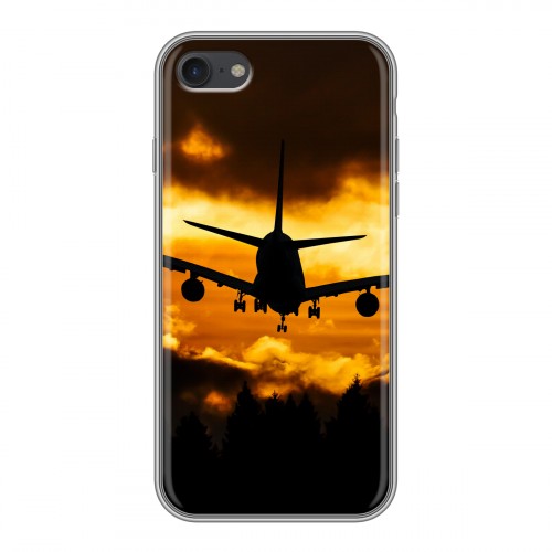 Дизайнерский силиконовый чехол для Iphone 7 самолеты