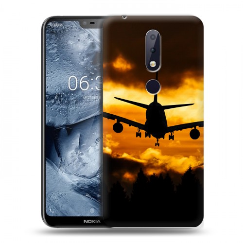 Дизайнерский пластиковый чехол для Nokia 6.1 Plus самолеты