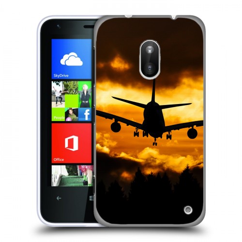 Дизайнерский силиконовый чехол для Nokia Lumia 620 самолеты