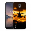 Дизайнерский силиконовый чехол для Nokia 1.3 самолеты