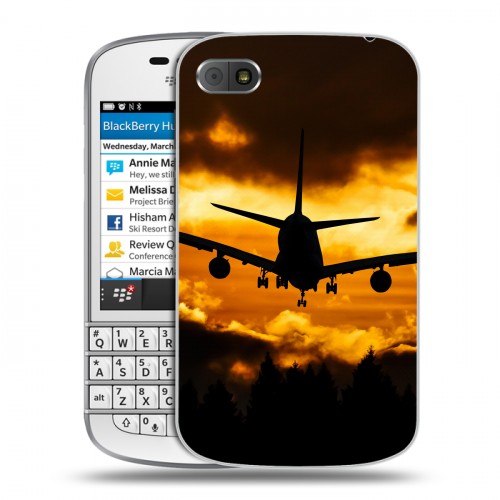 Дизайнерский пластиковый чехол для BlackBerry Q10 самолеты