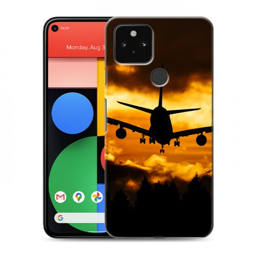 Дизайнерский пластиковый чехол для Google Pixel 5 самолеты