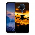 Дизайнерский силиконовый чехол для Nokia 5.4 самолеты