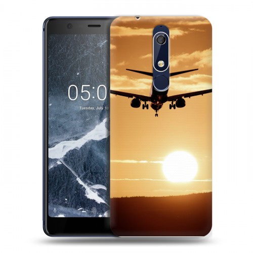 Дизайнерский пластиковый чехол для Nokia 5.1 самолеты