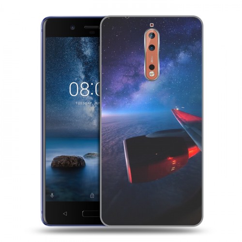 Дизайнерский пластиковый чехол для Nokia 8 самолеты