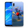 Дизайнерский пластиковый чехол для Huawei Y6 (2019) самолеты